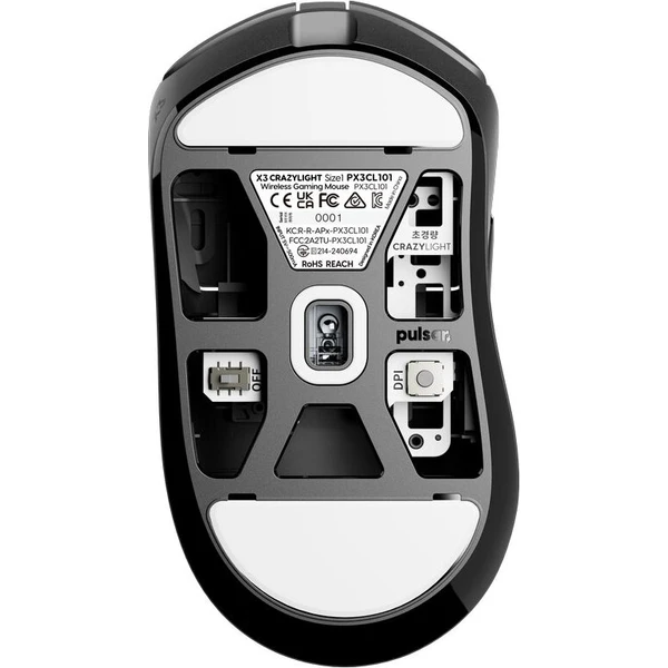 Pulsar X3 CrazyLight Mini bezdrátová herní myš černá - Myši - Obrázek d_5a7f2697694d41698b5f79611f740b65