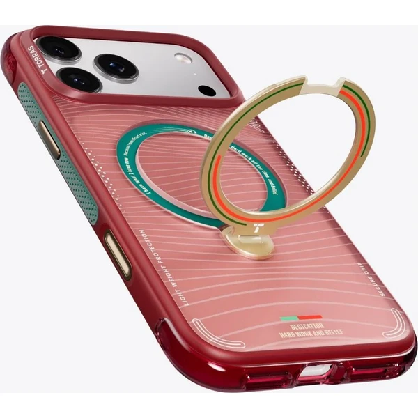 Torras Ostand Q3 Air World Cup Limited MagSafe kryt iPhone 17 Pro Max red - Pouzdra - Obrázek d_5ab71caeec664967b92af3e9b6695d4b
