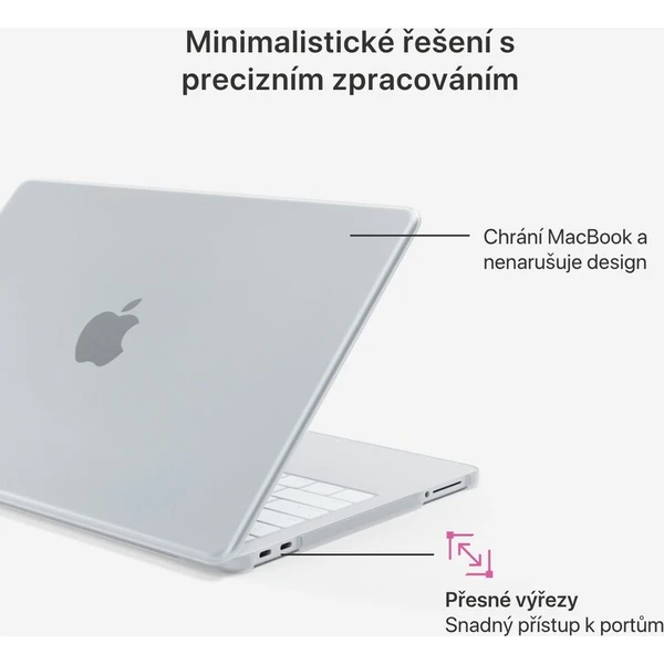 iWant Slim Shell pouzdro pro MacBook Neo 13" matná transparentní - Pouzdra - Obrázek d_5b89c36d53bf4eb2ab55d21e8aab469e