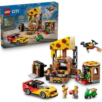 LEGO City 60496 Rozvoz pizzy a vozidla - LEGO