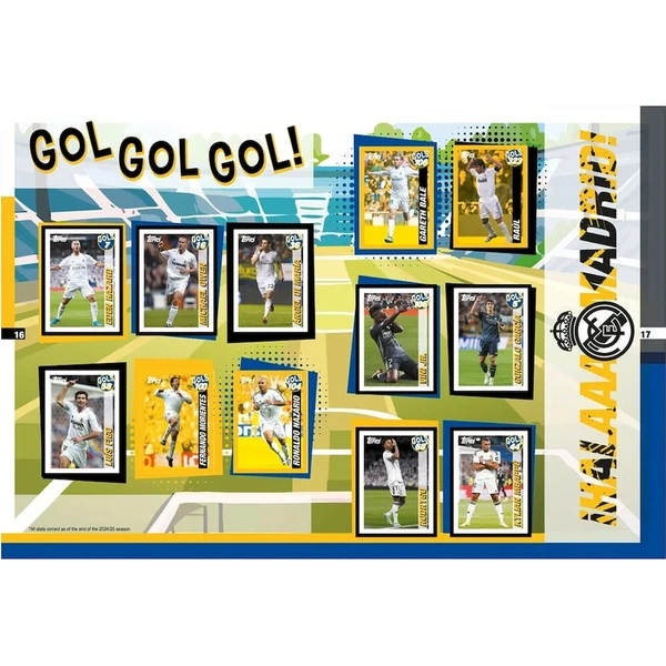 Topps fotbalové samolepky Real Madrid 2025/2026 – Album Complete Set - Sběratelské karty a nálepky - Obrázek d_5c2066dfea5f462a8d10e1db4a44fb8c