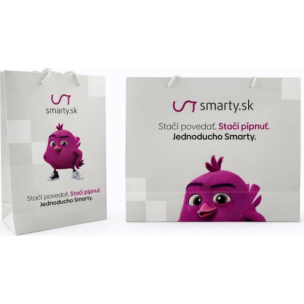 Smarty SK papírová taška malá 32x24