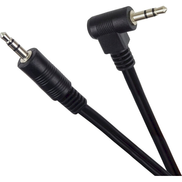PremiumCord 3,5mm/3,5mm kabel se zahnutým konektorem 1,5m černý - Kabely a redukce - Obrázek d_5c738dfb49274658902eb7bbf1aa8d3b