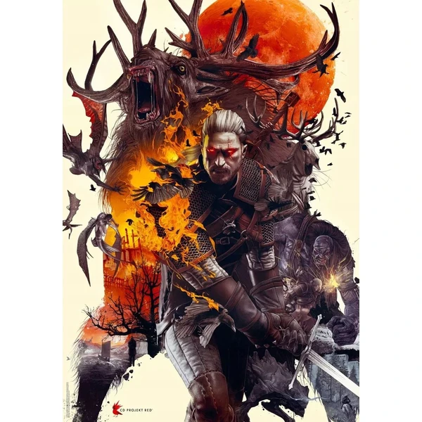 Gaming Puzzle: The Witcher (Wiedźmin) Monsters (1000) - Puzzle - Obrázek d_5c96b252abd74b7f9b5c624771b315cf