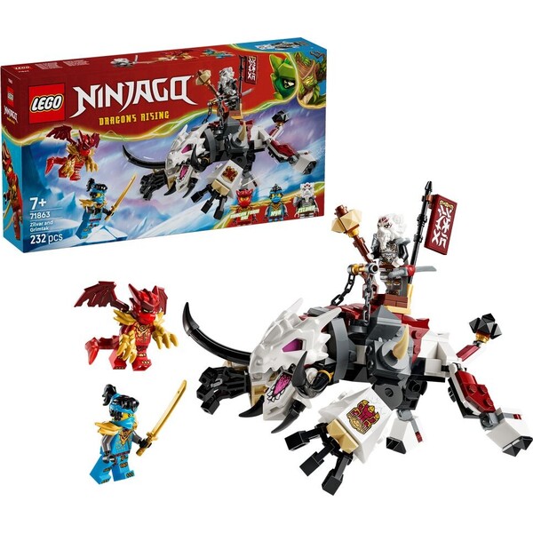 LEGO NINJAGO 71863 Zilvar a dračia bestia Grimtak
