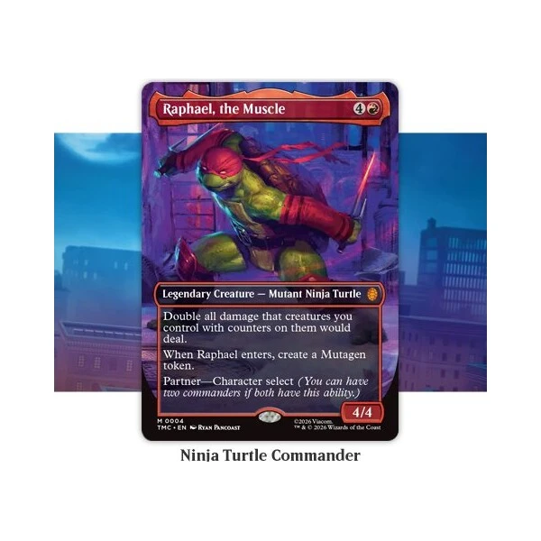 Magic: The Gathering - Teenage Mutant Ninja Turtles Commander Deck: Turtle Power! - MTG karty - Obrázek d_5dda89a95d9640c2a8eac3c746d7e083