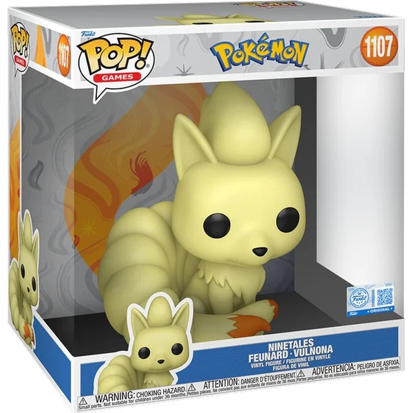 Funko POP! #1107 Jumbo Games: Pokémon - Ninetales 25 cm - Funko POP! - Obrázek d_5e62b7c4e5fd42e684c209883b42b5c2