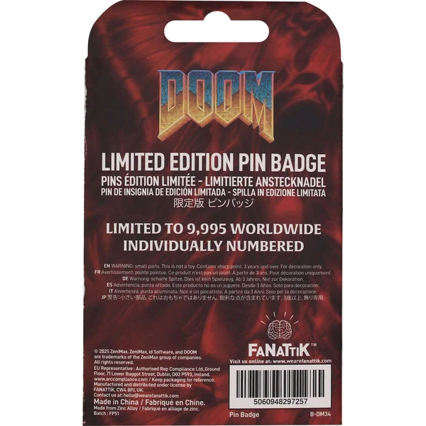Fanattik odznak Doom - Floppy Disk Limited Edition - Odznáčky a placky - Obrázek d_5eeb71bc367d4cd8bdbe1ae4f2a7272b