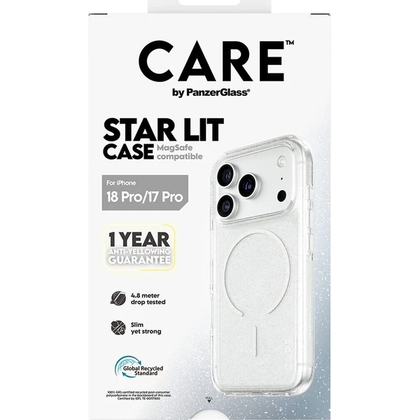 PanzerGlass CARE Star Lit MagSafe kryt Apple iPhone 18 Pro/17 Pro čirý - Pouzdra - Obrázek d_600888e0a09544d7abdea97edb1e4a6a