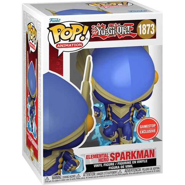 Funko POP! #1873 Animation: Yu-Gi-Oh - Elemental Hero Sparkman - Funko POP! - Obrázek d_60687ed3d467440c88d9a4ffc5670bd9