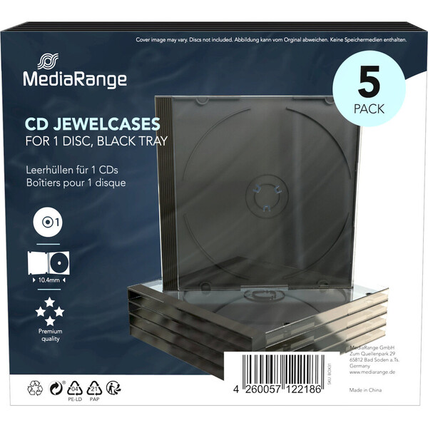 MediaRange 1 CD BOX31 Černá