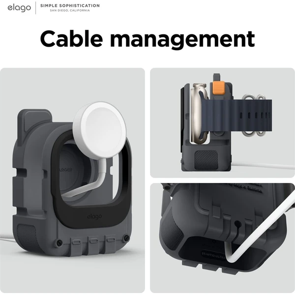 ELAGO W10 stojánek pro Apple Watch tmavě šedý - Stojánky - Obrázek d_61684c6b3f354a72a07a892acbda84a0