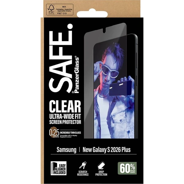 PanzerGlass® SAFE sklo s instalačním rámečkem Samsung Galaxy S26+ - Ochranné folie a skla - Obrázek d_620e28760b284c909948c65daf021315