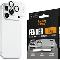 PanzerGlass FENDER hliníková ochrana fotoaparátu iPhone 18 Pro Silver (stříbrný) - Ochranné folie a skla