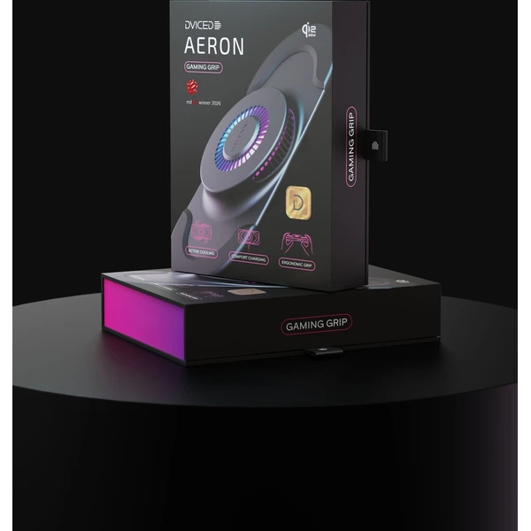 Dviced AERON GRIP Gaming Qi2.2/MagSafe nabíjecí herní držák s aktivním chlazením černý - Nabíječky - Obrázek d_62f0391bce9c437a907bdb5759068ea1