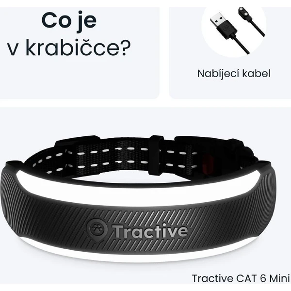 Tractive CAT 6 Mini chytrý GPS lokátor pro kočky černý - GPS moduly - Obrázek d_62f05eb7affa493fa3e7be0750a71158