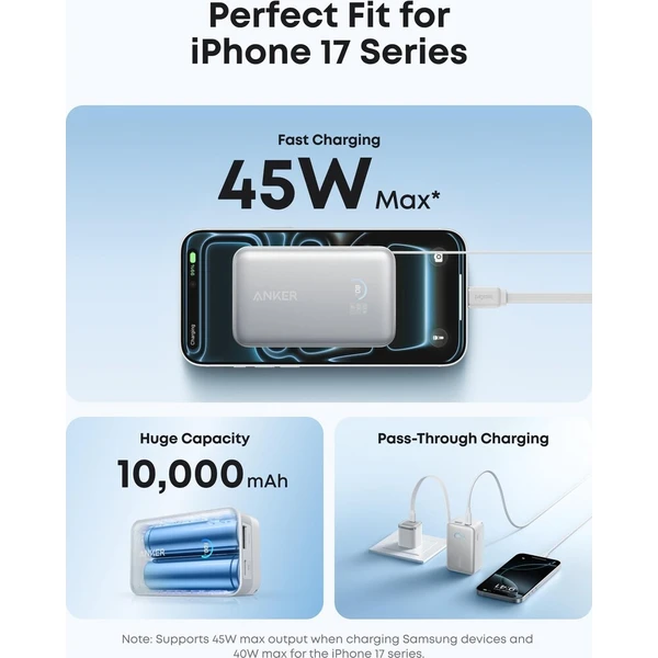 Anker Nano MagSafe powerbanka (10000mAh) 45W bílá - Powerbanky - Obrázek d_63d42eb2fc194bdbb8a4e9824ad2cac6