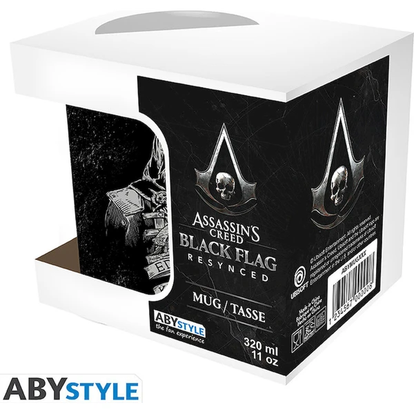 Hrnek Assassin's Creed Black Flag Resynced - Edward Kenway & Crest - Hrnky - Obrázek d_63facad0ef5045d8a6a2633ad453360a