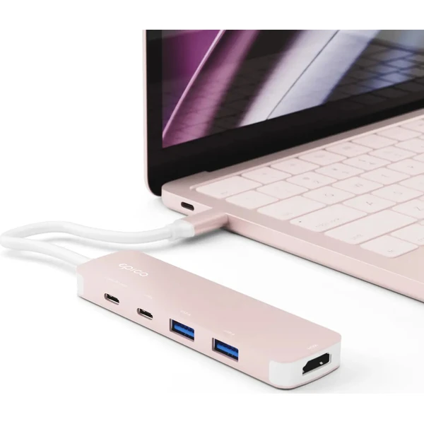 Epico UltraHub 5in1 Slim Alu USB-C Hub EH15 ruměná - USB huby - Obrázek d_640d184623384e3290ba13c82241db9b