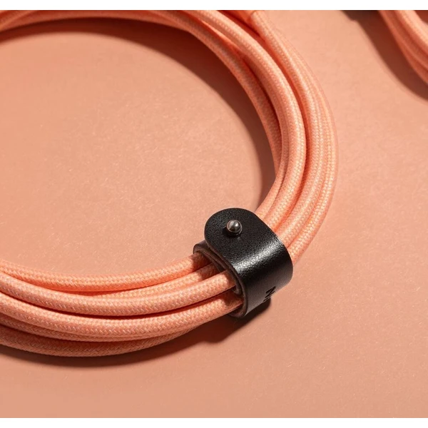 Native Union Belt Cable XL USB-C/USB-C kabel 3m, 100W meruňkový - Kabely a redukce - Obrázek d_642bf25d82ab456e8587261c79f9fb65
