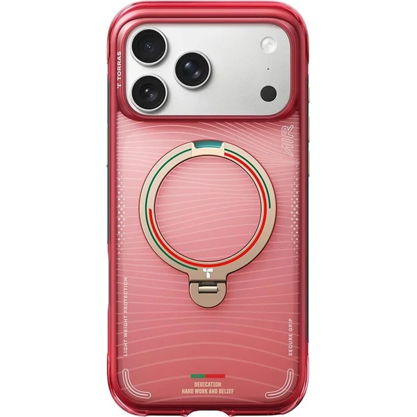 Torras Ostand Q3 Air World Cup Limited MagSafe kryt iPhone 17 Pro red - Pouzdra - Obrázek d_642fb3206315452b98d6a7af16269146