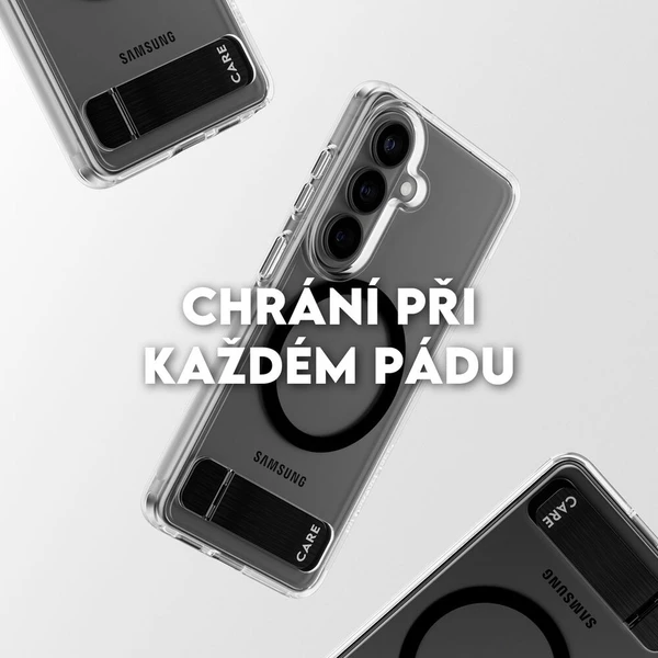 PanzerGlass® CARE Kickstand Qi kryt Samsung Galaxy S26+ čirý/černý - Pouzdra - Obrázek d_647dd6b31a1842b48fe9ddf55e7a8fd5