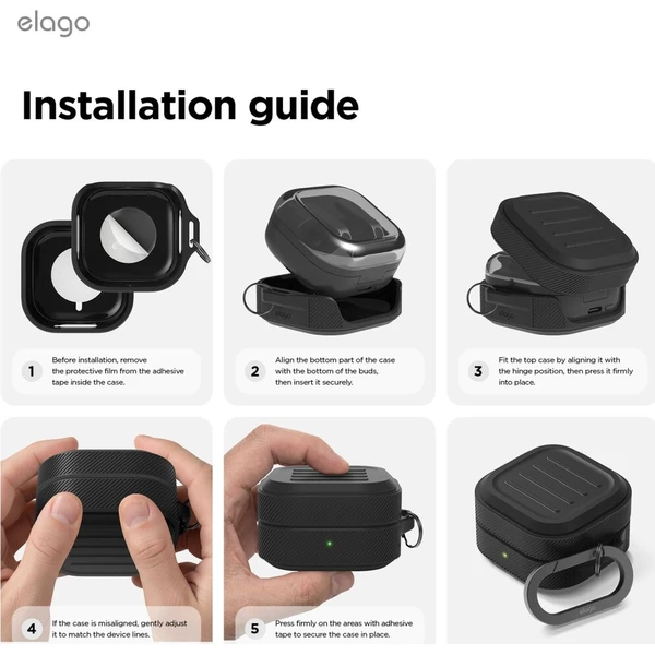 ELAGO Armor pouzdro Samsung Galaxy Buds4/Buds4 Pro béžové - Pouzdra - Obrázek d_65861812e166451993069a8378fc5e3f