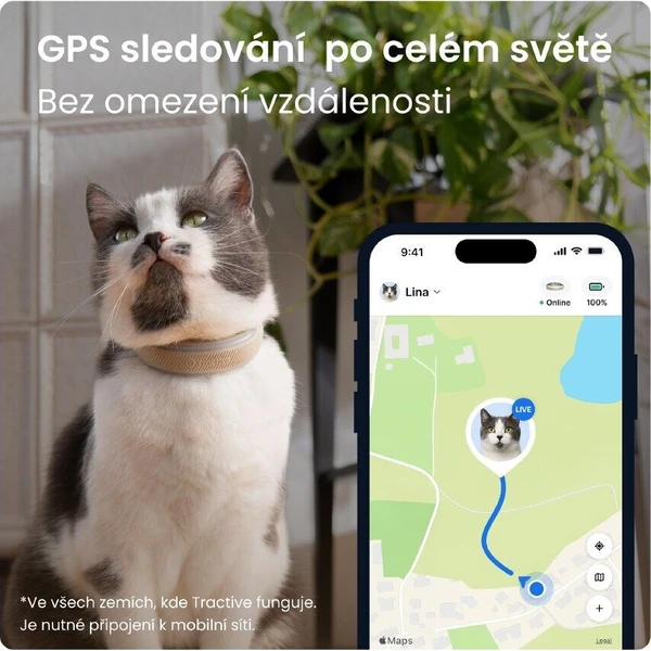 Tractive CAT 6 Mini chytrý GPS lokátor pro kočky hnědý - GPS moduly - Obrázek d_658ed5cebfd842e9a58e825a1e88a296