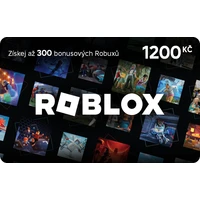 Digitální dárková karta Roblox 1200 CZK (online kód) - Digitální kredity