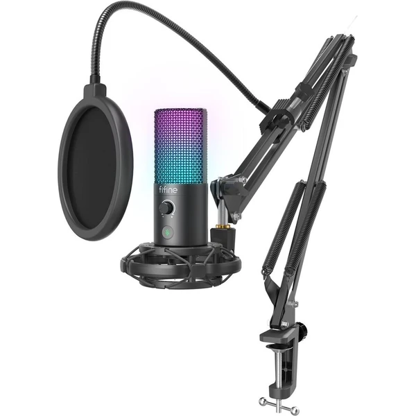 Fifine T669 PRO 3 mikrofon černý - Mikrofony - Obrázek d_66683ece32f74e1bb06a565441d6f86f