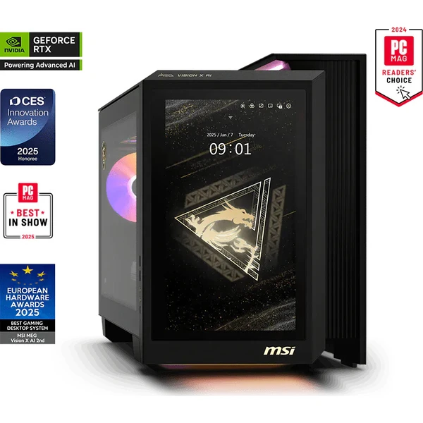 MSI MEG Vision X AI (2NVV7-405EU) černá - Stolní počítače - Obrázek d_6698fd65968c4ba699af21f504169e97