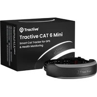Tractive CAT 6 Mini chytrý GPS lokátor pro kočky černý - GPS moduly