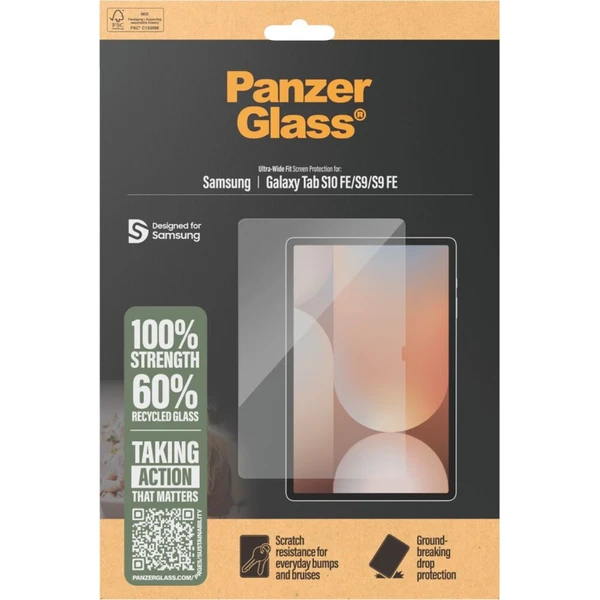 PanzerGlass® Ultra-Wide Fit sklo Samsung Galaxy Tab S10 FE/S9/S9 FE - Ochranné folie a skla - Obrázek d_676ebfa9e91843f6b23748f81a748794