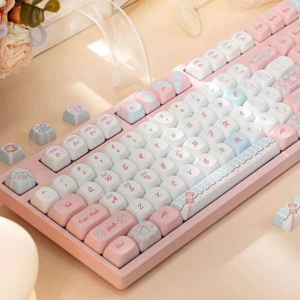 Akko x My Sweet Piano 3108 V3 Akko Frost Pink klávesnice (US) růžová - Klávesnice - Obrázek d_67762924da924a5a8c86ec23255639be