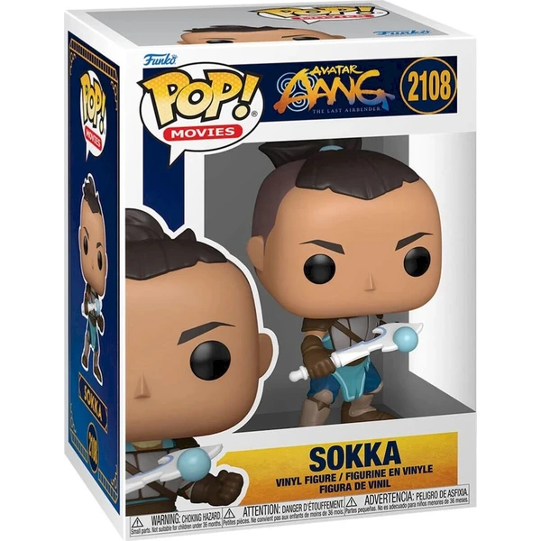 Funko POP! #2108 Movies: Avatar - Sokka - Funko POP! - Obrázek d_678273dde27c4919b861232d3357747a