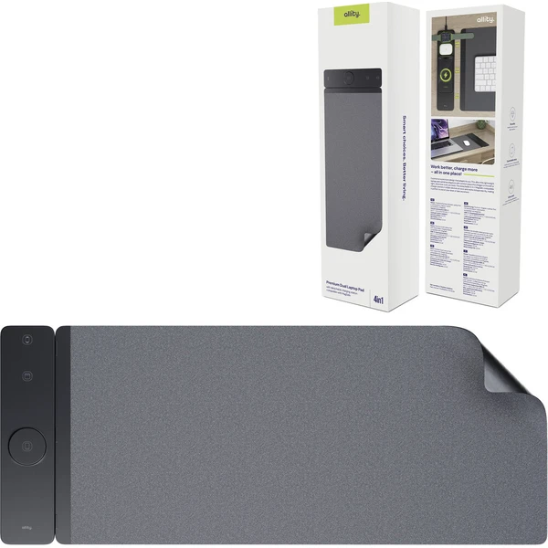 Allity Podložka na stůl pod notebook ALP-100 s bezdrátovým nabíjením 3v1 černá - Podložky - Obrázek d_67a79e67fef74f22979ef7c9fde52eb4