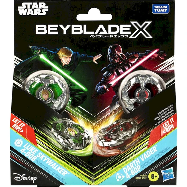 Beyblade X and Star Wars Collab Luke Skywalker 4-80B vs. Darth Vader 4-60B - Hračky - Obrázek d_688fe2af62864c18bda4cec588d62817