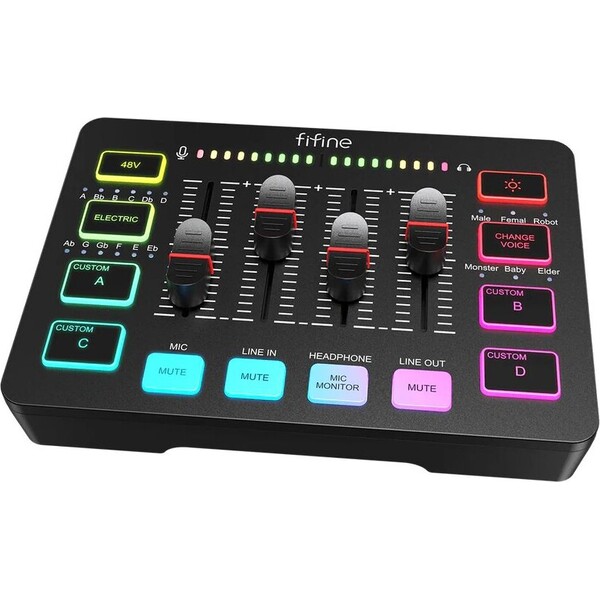 Fifine SC3 mixpult černý