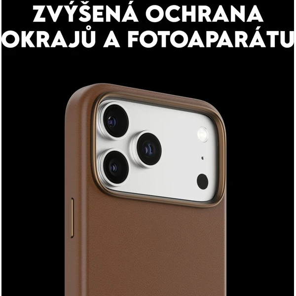 PanzerGlass® CARE SOLO MagSafe kryt z veganské kůže iPhone 17e/16e hnědý - Pouzdra - Obrázek d_68bd2ebe01c3485788223e77feb69f08