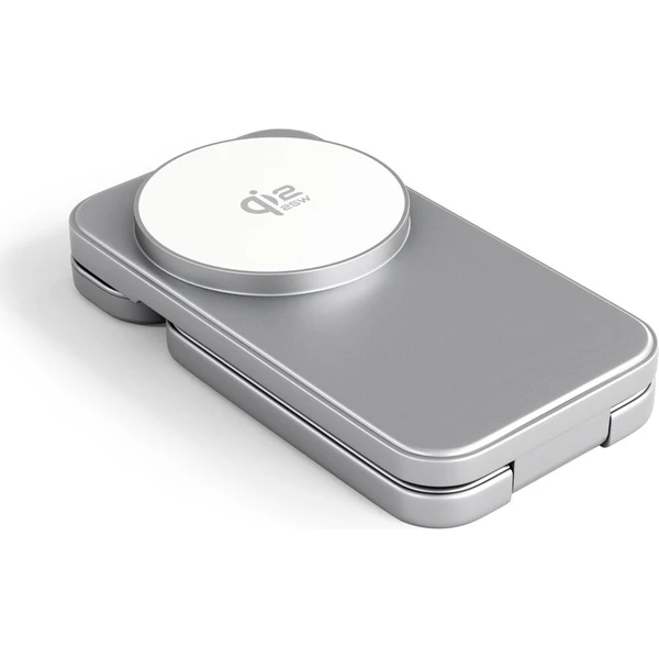 Spello ForceBase Qi2 25W 3in1 Fold MagSafe nabíjecí stojánek stříbrný - Nabíječky - Obrázek d_68c8466cc356492e93a5f0f3dcd4d336