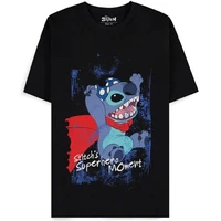 Tričko Difuzed Lilo & Stitch - Superhero (černé) L - Trička