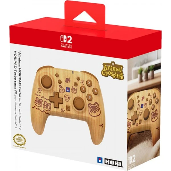 HORI HORIPAD Turbo bezdrátový herní ovladač Wood Brown - Herní ovladače - Obrázek d_692794bfc35741bb958ce209762e13e1
