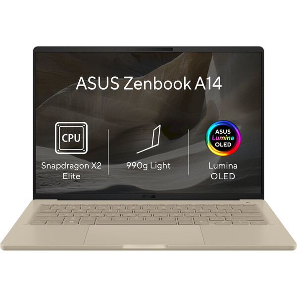 ASUS Zenbook A14 (UX3407NA-OLED211WZ) béžový