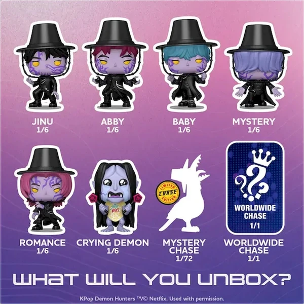 Funko POP! Mystery: K-Pop Demon Hunters (Šance na chase) - Funko POP! - Obrázek d_6a6f51ae743c40a3a81e5c04766055c4