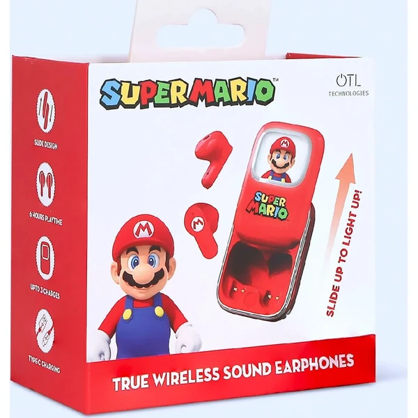 OTL TWS sluchátka Super Mario Slide červená - Sluchátka - Obrázek d_6b246794931847fc851b3a7a634ff1c3