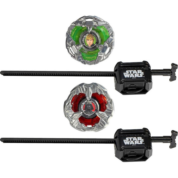 Beyblade X and Star Wars Collab Luke Skywalker 4-80B vs. Darth Vader 4-60B