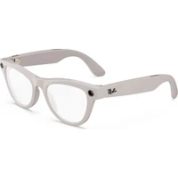 Meta RAY-BAN Skyler Gen2 (Standardní) chytré lesklé brýle (zatmavovací - čiré/safírové) šedé - AR brýle