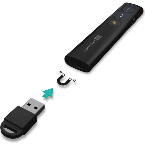 CONNECT IT LaserPoint laserové ukazovátko černé - Ovladače - Obrázek d_6bd41ee466b8471e9985c18f2cd9d3f0