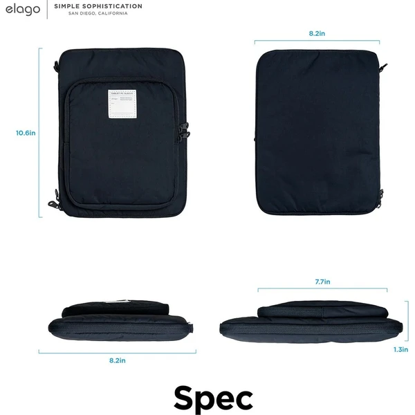 ELAGO Tablet Sleeve pouzdro pro 11'' iPad/Tablet tmavě modré - Pouzdra - Obrázek d_6c5f3930c31b4b00bb9f1c62849beac1