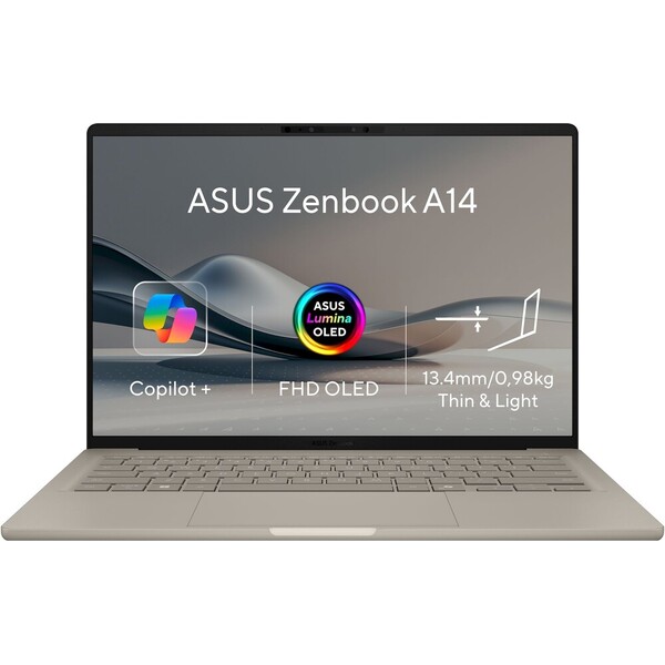 ASUS Zenbook A14 UX3407QA-OLED202W Béžová